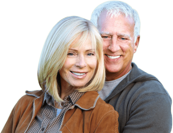 Happy retired couple